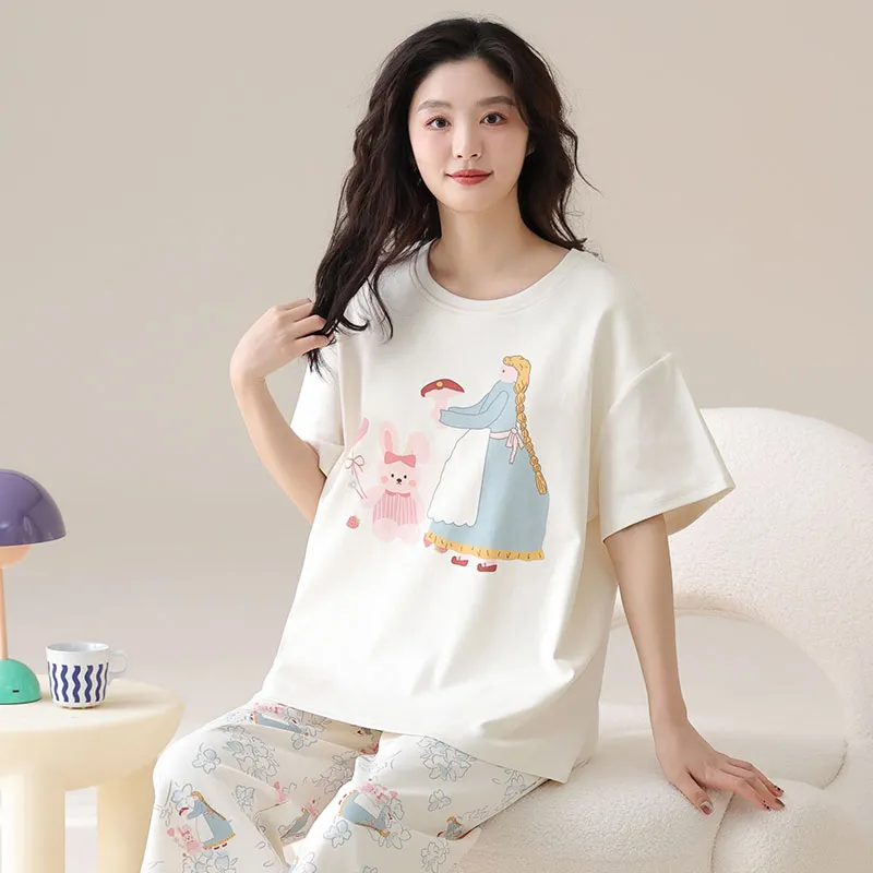 Lan Miao Pajama Set Women's Image Color-3