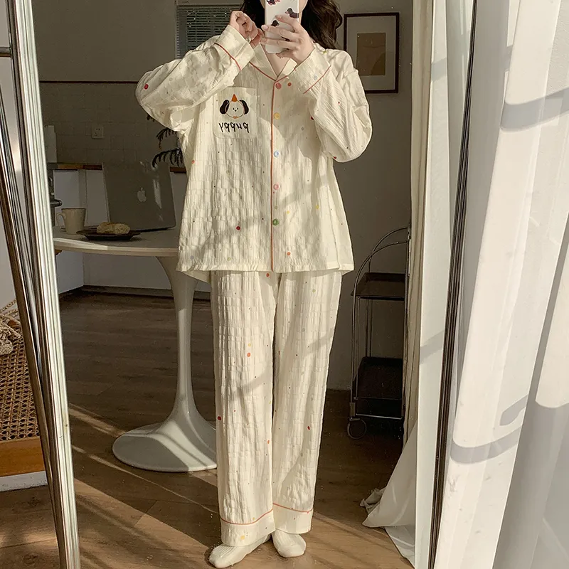 Lan Miao Pajama Set Women's Image Color-5