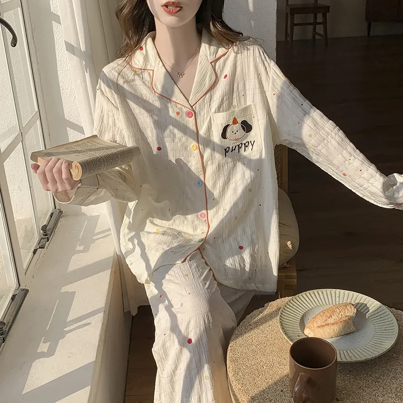 Lan Miao Pajama Set Women's Image Color-2