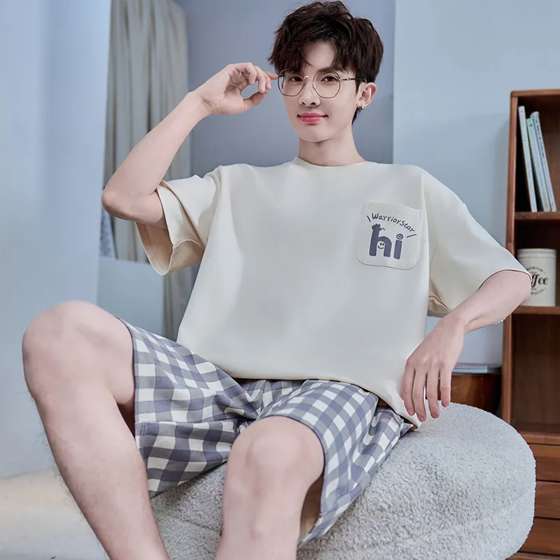 Lan Miao Pajama Set Men's Image Color-3