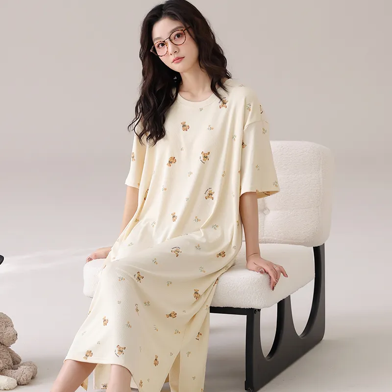 Lan Miao Nightgown Women's Image Color-2
