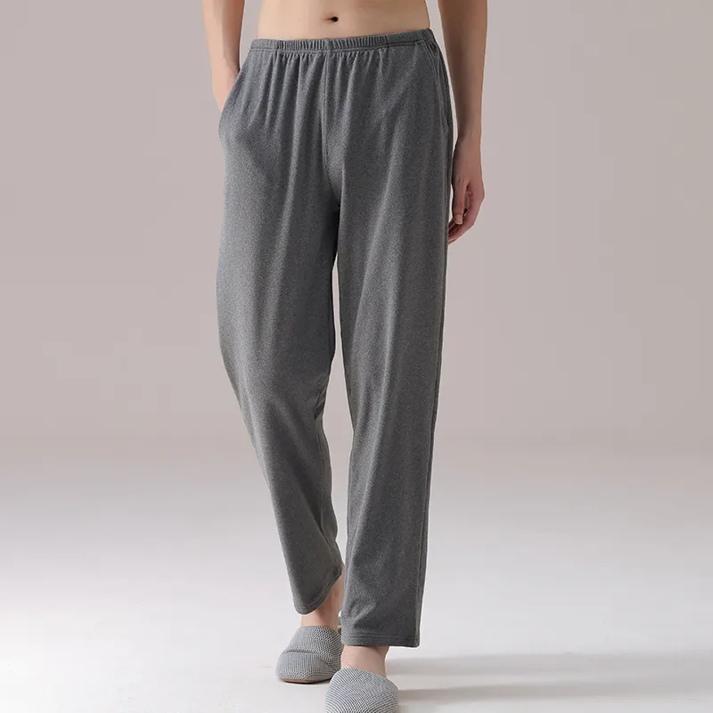 Lan Miao Pajama Pants Men's Dark Gray-1