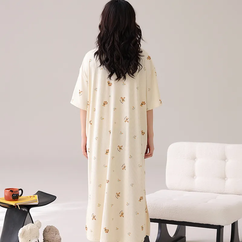 Lan Miao Nightgown Women's Image Color-5