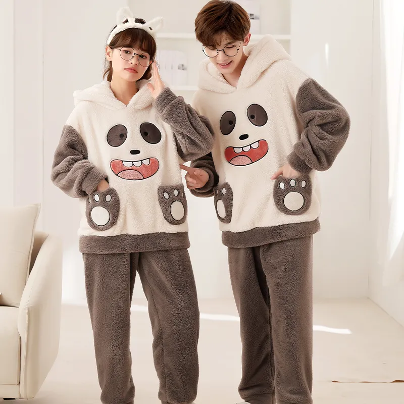 Lan Miao Pajama Set Unisex Shopping Bag Brown-3