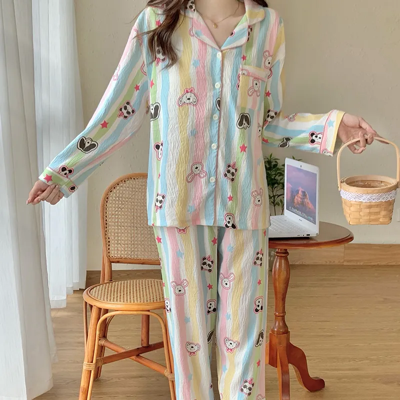 Lan Miao Pajama Set Women's Image Color-4