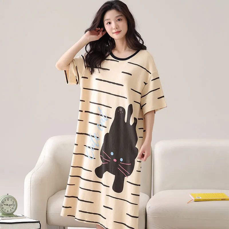 Lan Miao Nightgown Women's Image Color-4
