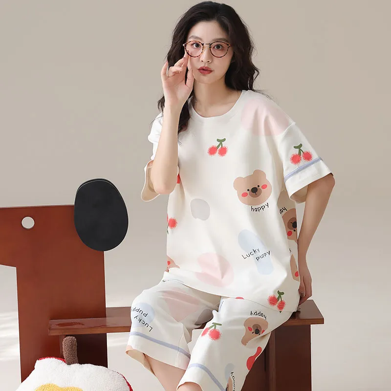 Lan Miao Pajama Set Women's Image Color-3
