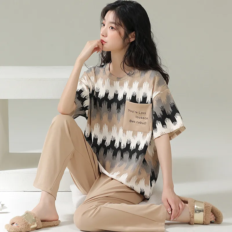 Lan Miao Pajama Set Women's Image Color-2
