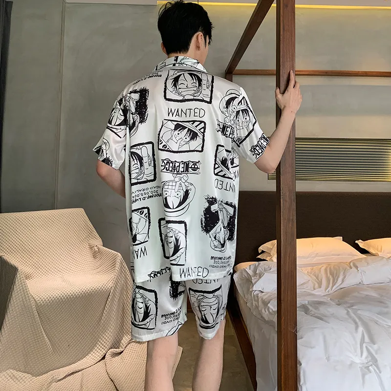 Lan Miao Pajama Set Men's Premium Black-8