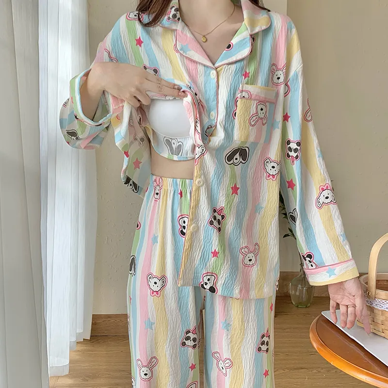 Lan Miao Pajama Set Women's Image Color-3