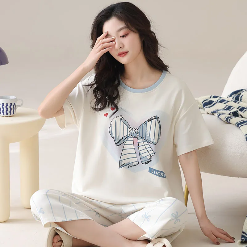 Lan Miao Pajama Set Women's Image Color-2