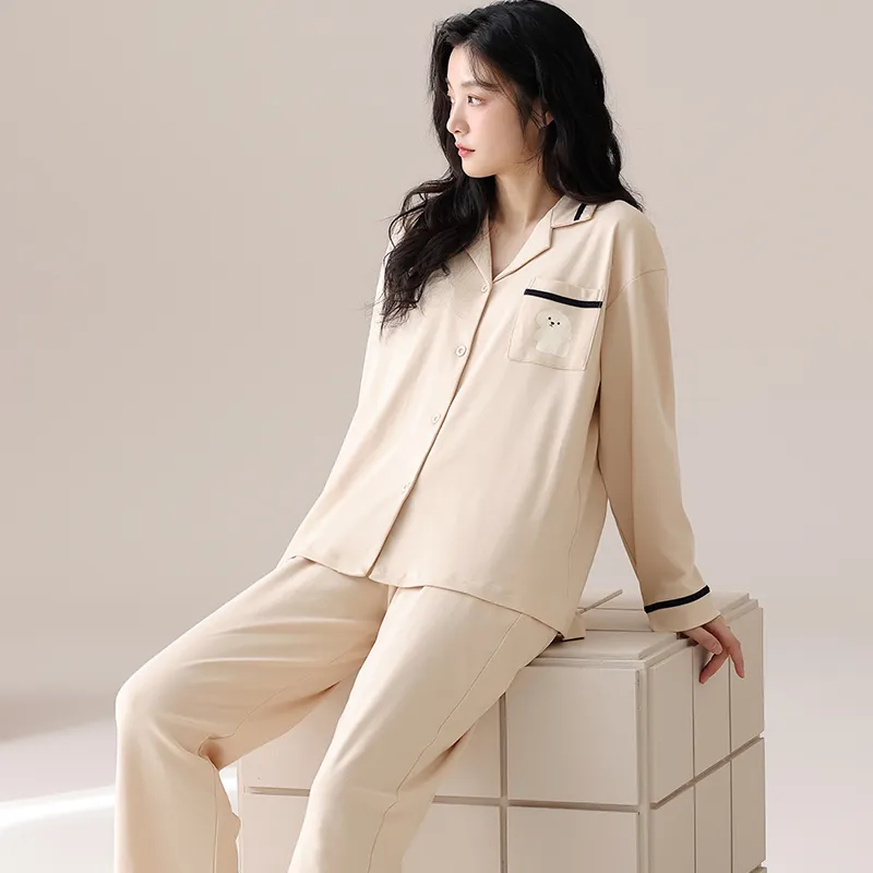 Lan Miao Pajama Set Women's Black-58