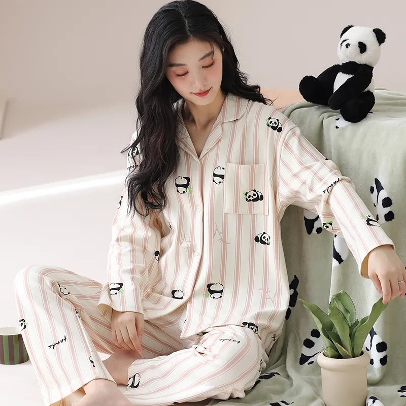 Lan Miao Pajama Set Women's Black-39