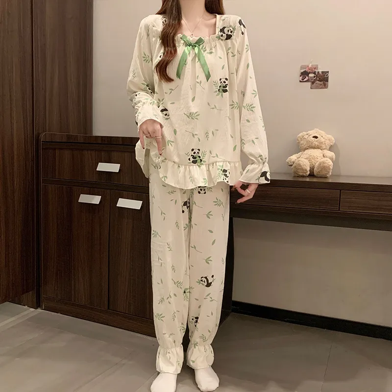 Lan Miao Pajama Set Women's Image Color-5