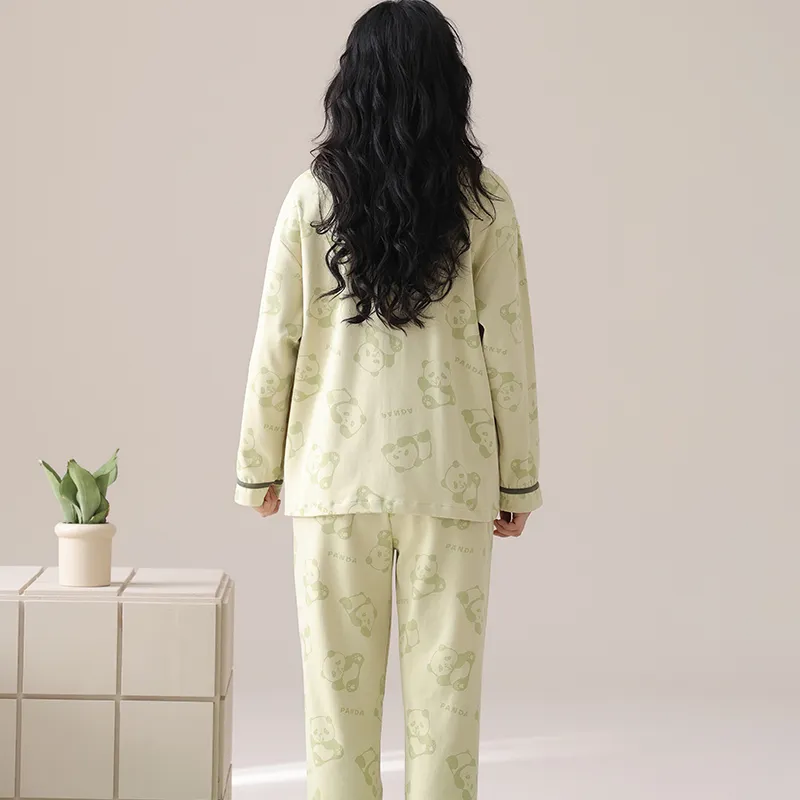 Lan Miao Pajama Set Women's Black-36