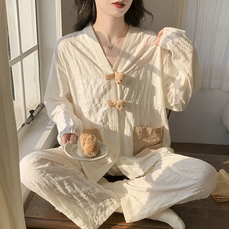 Lan Miao Pajama Set Women's Image Color-2