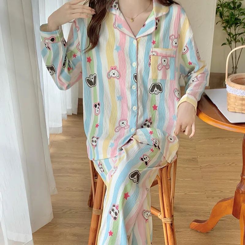 Lan Miao Pajama Set Women's Image Color-2
