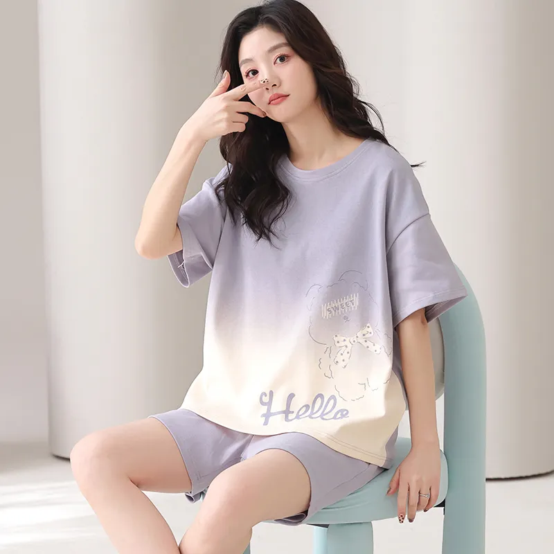 Lan Miao Pajama Set Women's Image Color-3