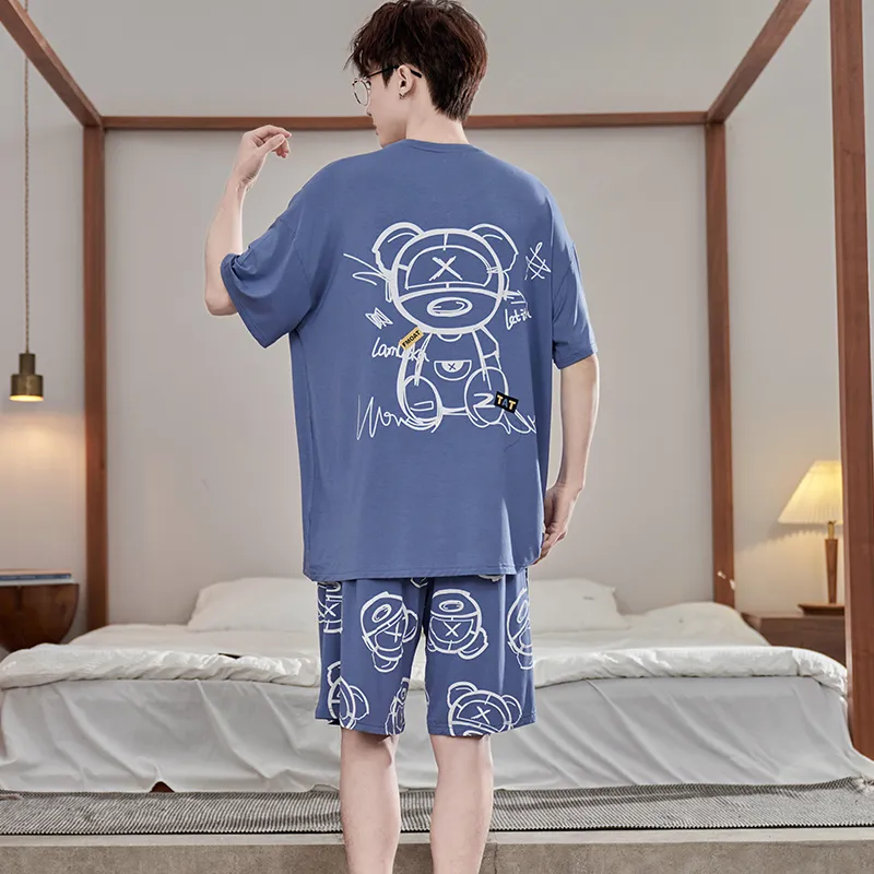 Lan Miao Pajama Set Men's Image Color-5