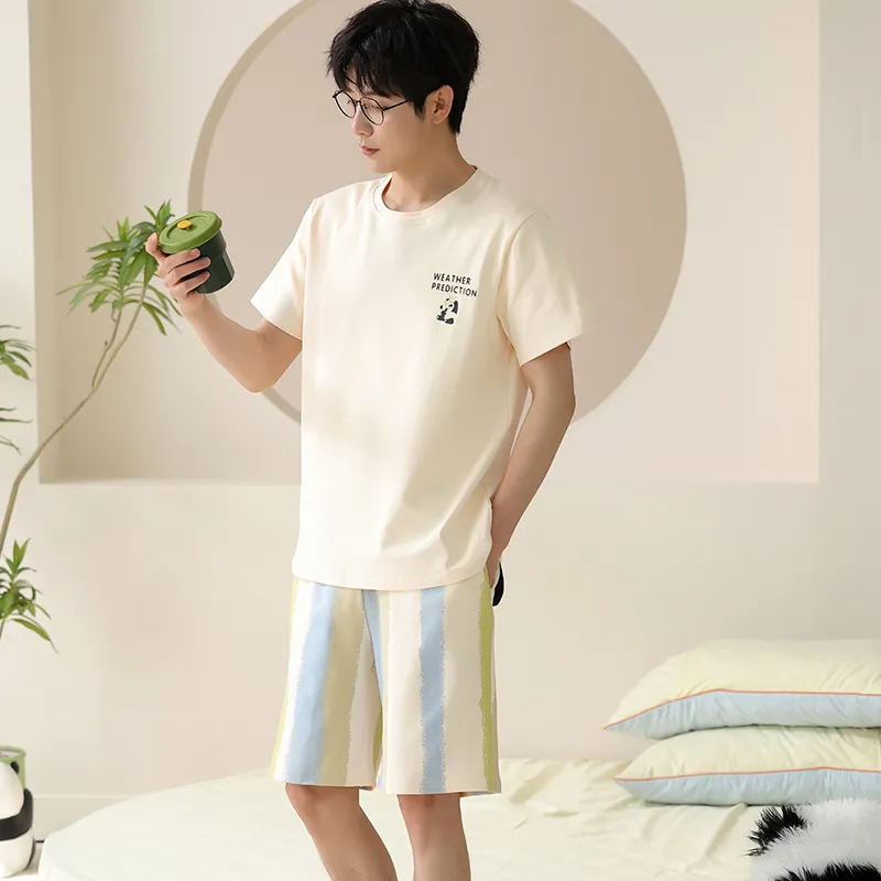 Lan Miao Pajama Set Men's Image Color-4
