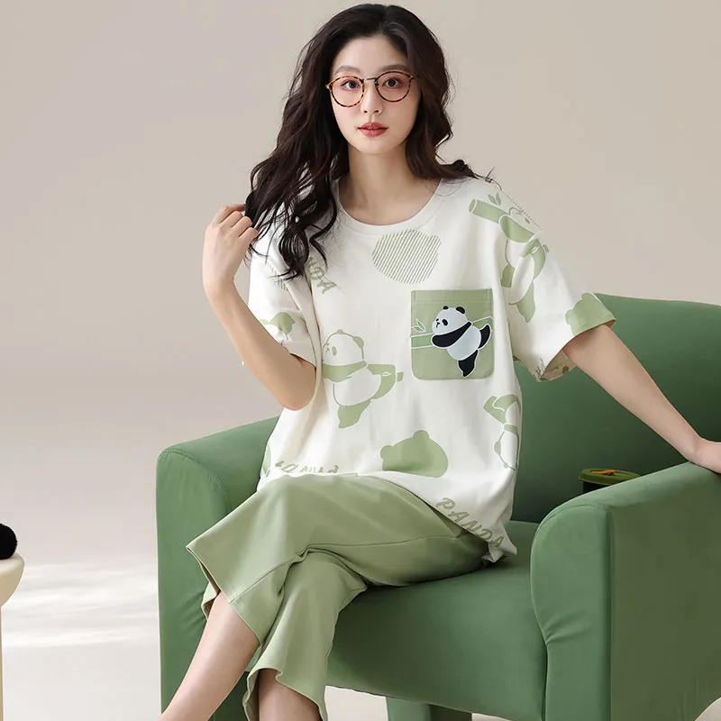 Lan Miao Pajama Set Women's Image Color-2