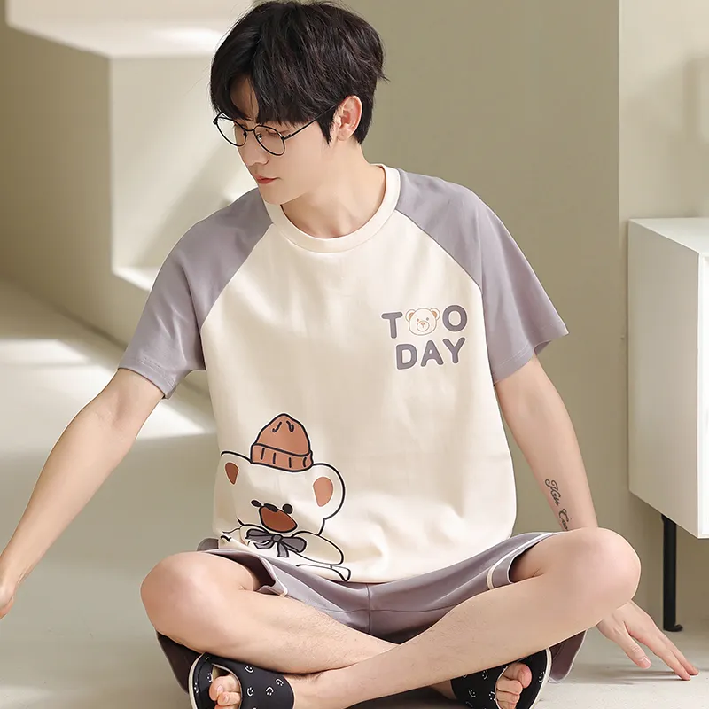 Lan Miao Pajama Set Men's Image Color-1