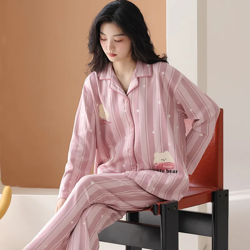 Lan Miao Pajama Set Women's Black-20