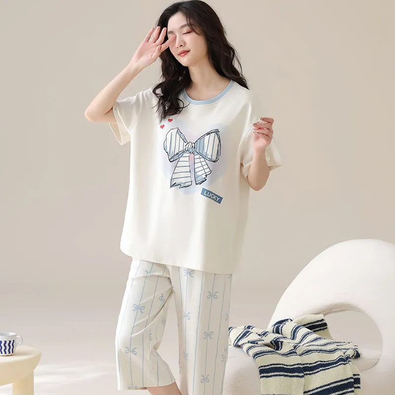 Lan Miao Pajama Set Women's Image Color-4
