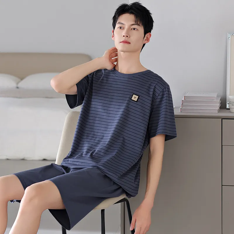 Lan Miao Pajama Set Men's Image Color-3