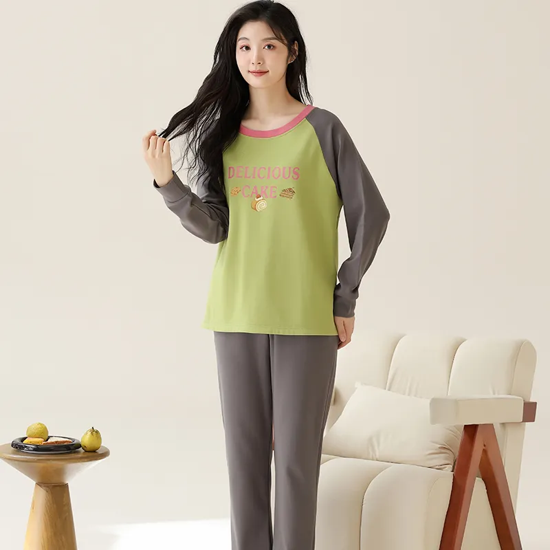 Lan Miao Pajama Set Women's Black-71