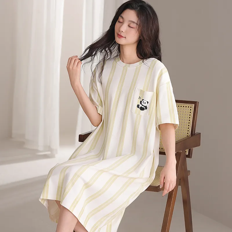 Lan Miao Nightgown Women's Image Color-2