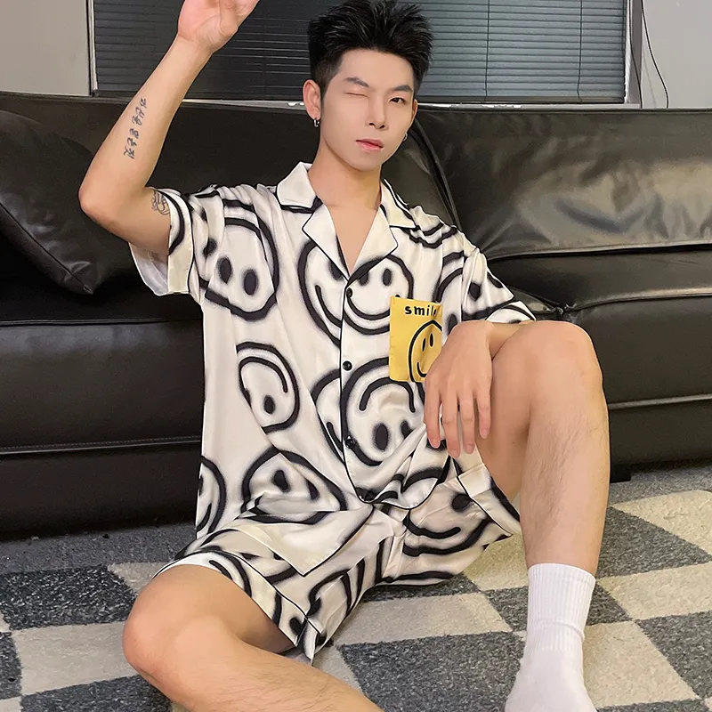 Lan Miao Pajama Set Men's Image Color-2