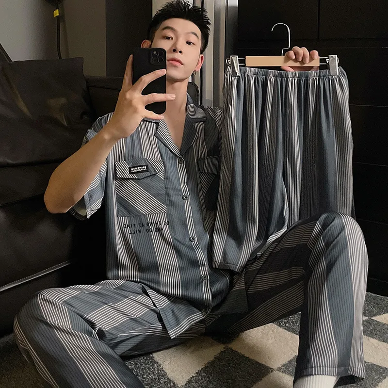 Lan Miao Pajama Set Men's Image Color-1