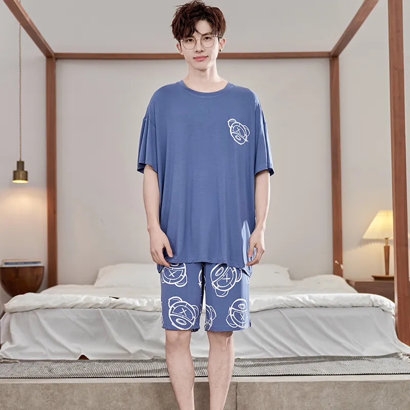 Lan Miao Pajama Set Men's Image Color-4