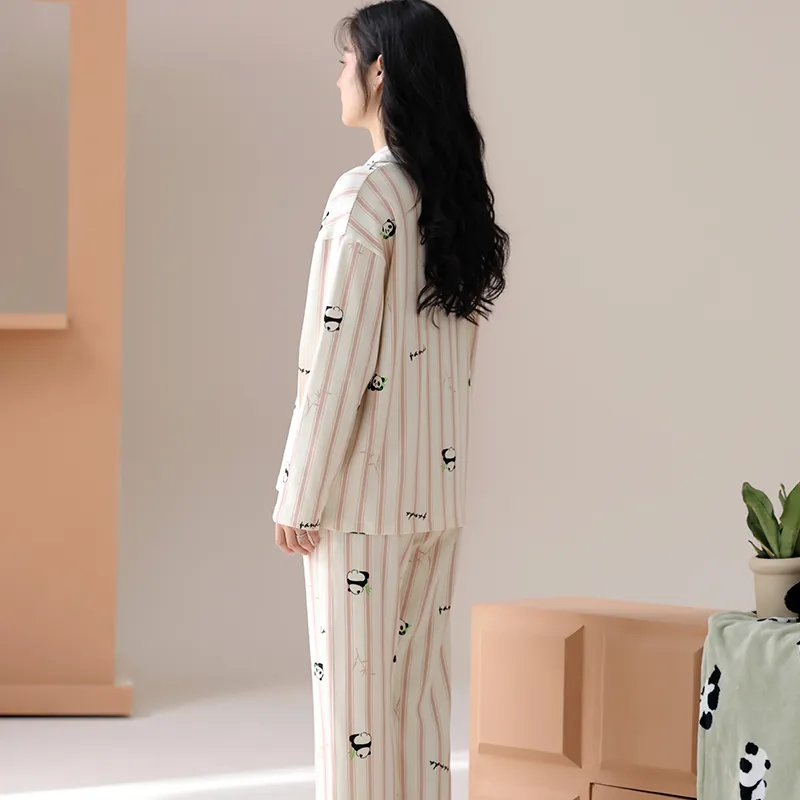 Lan Miao Pajama Set Women's Black-42