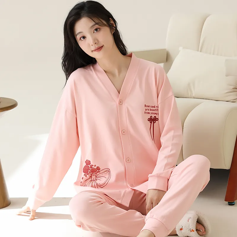 Lan Miao Pajama Set Women's Black-92