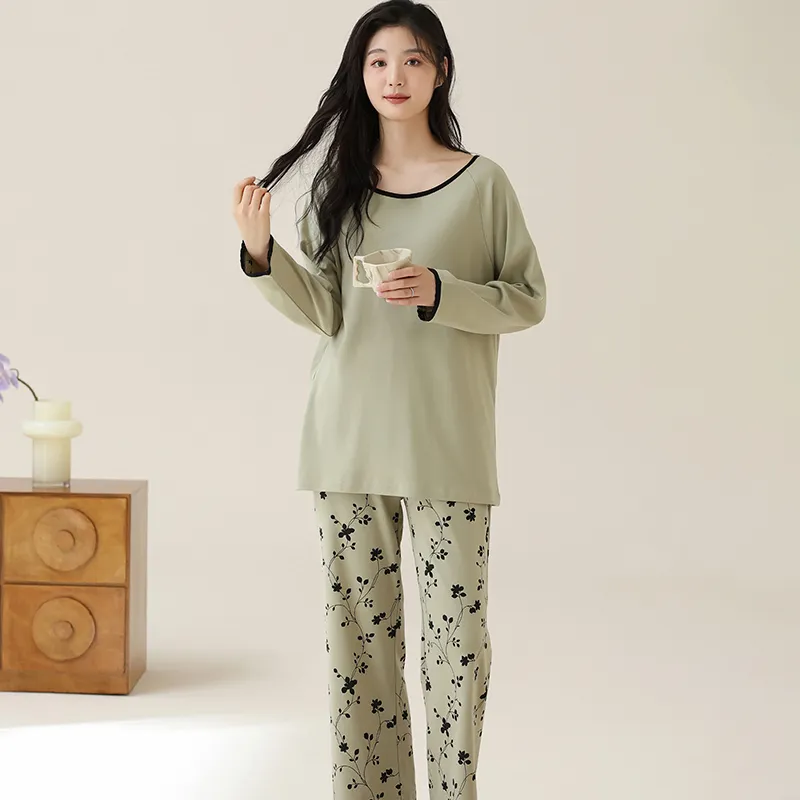 Lan Miao Pajama Set Women's Black-83