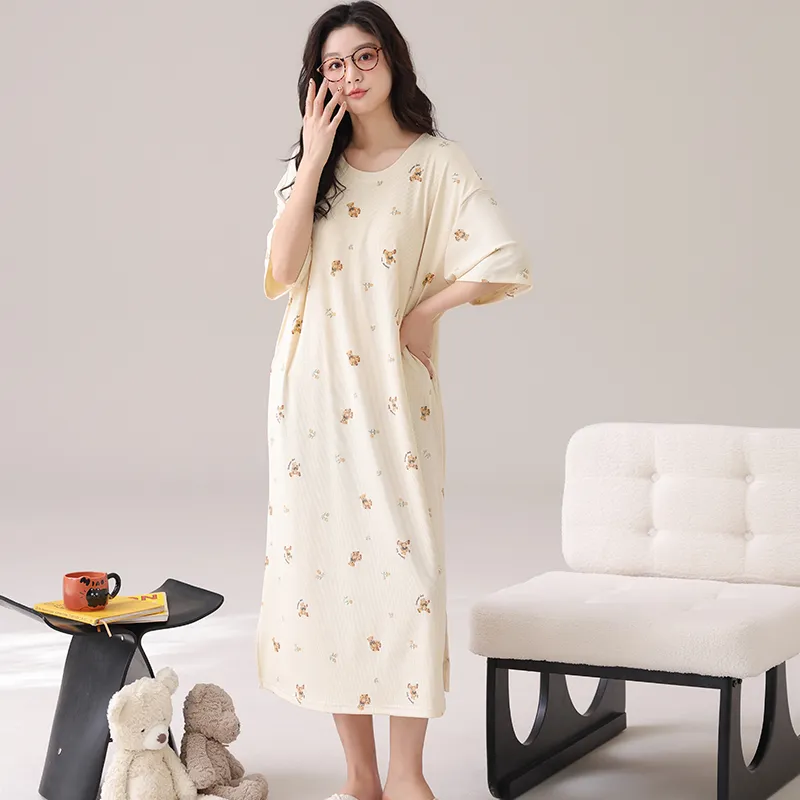 Lan Miao Nightgown Women's Image Color-4
