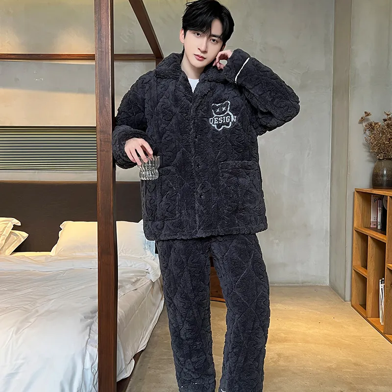 Lan Miao Pajama Set Men's Image Color-4