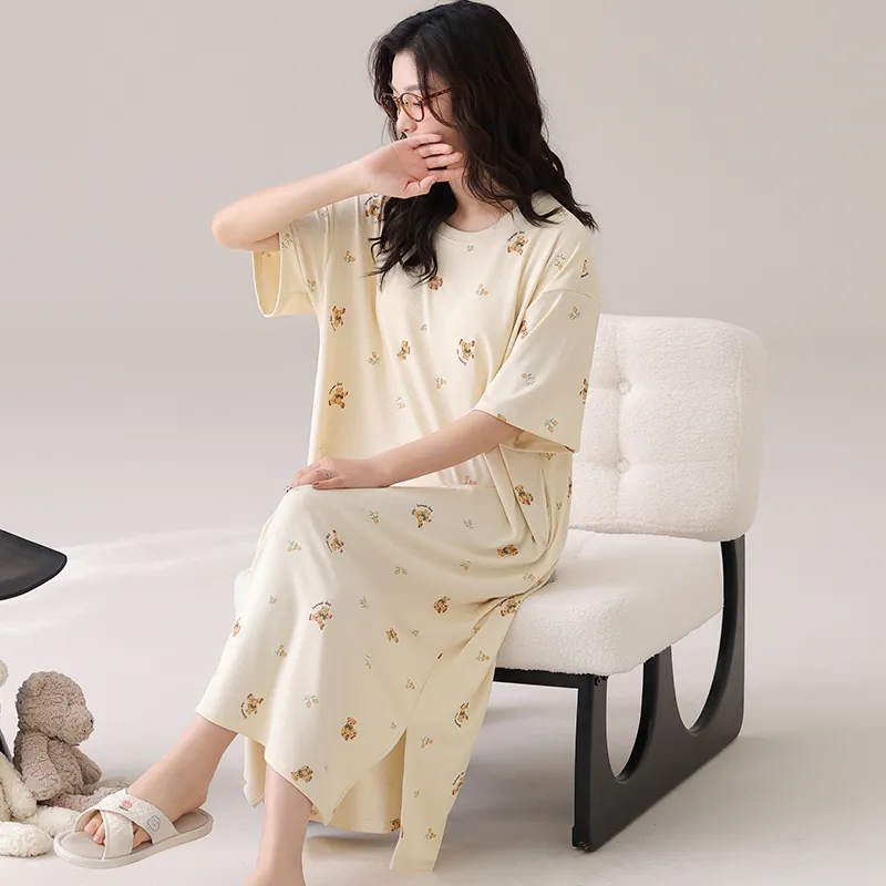Lan Miao Nightgown Women's Image Color-3