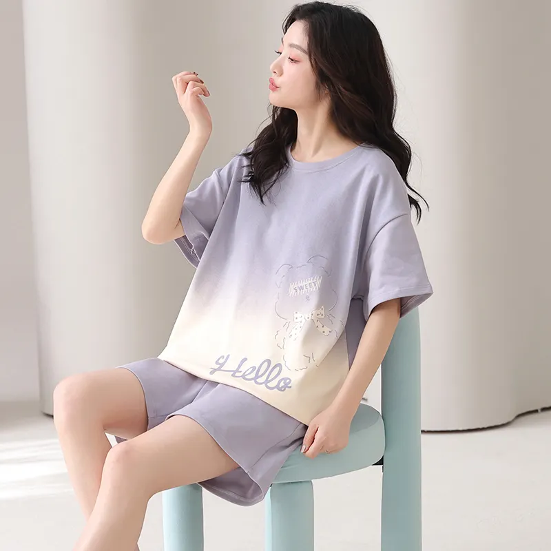 Lan Miao Pajama Set Women's Image Color-2