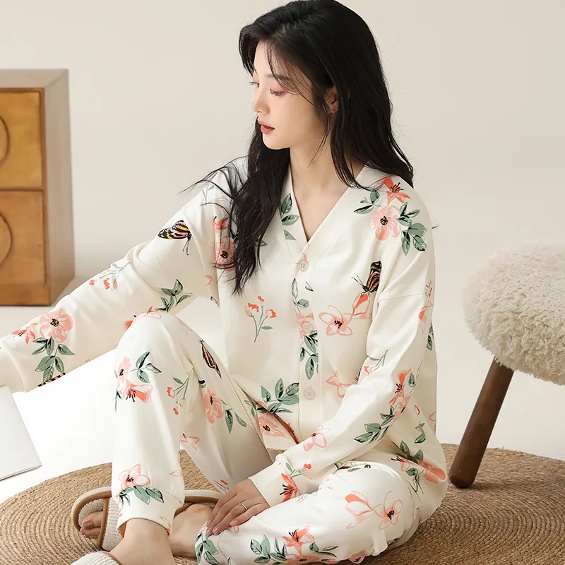 Lan Miao Pajama Set Women's Black-98