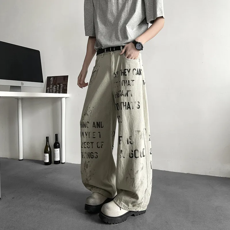FOMOCE Jeans Unisex White-2