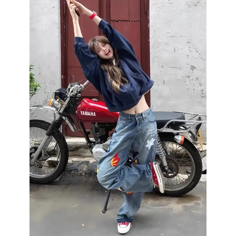 FOMOCE Jeans Unisex Blue-2