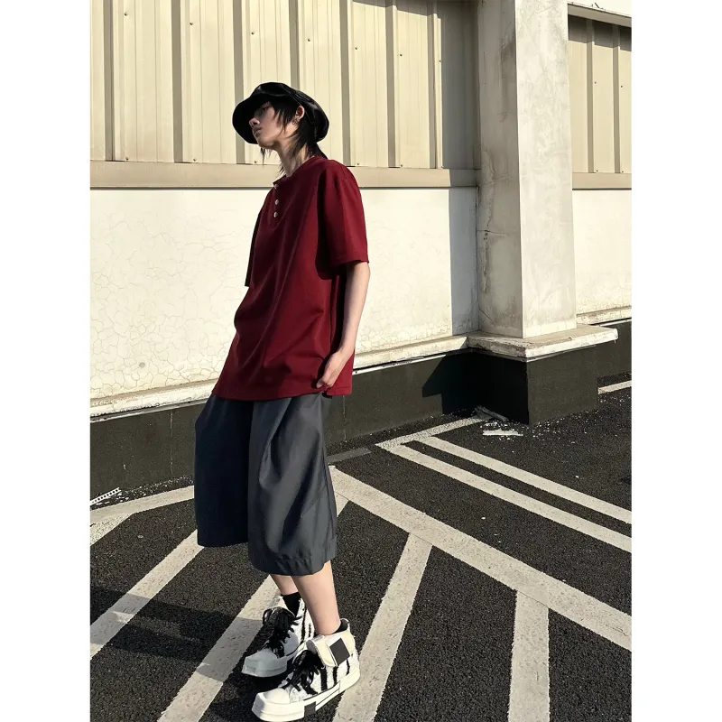 FOMOCE T-Shirts Unisex Burgundy-1