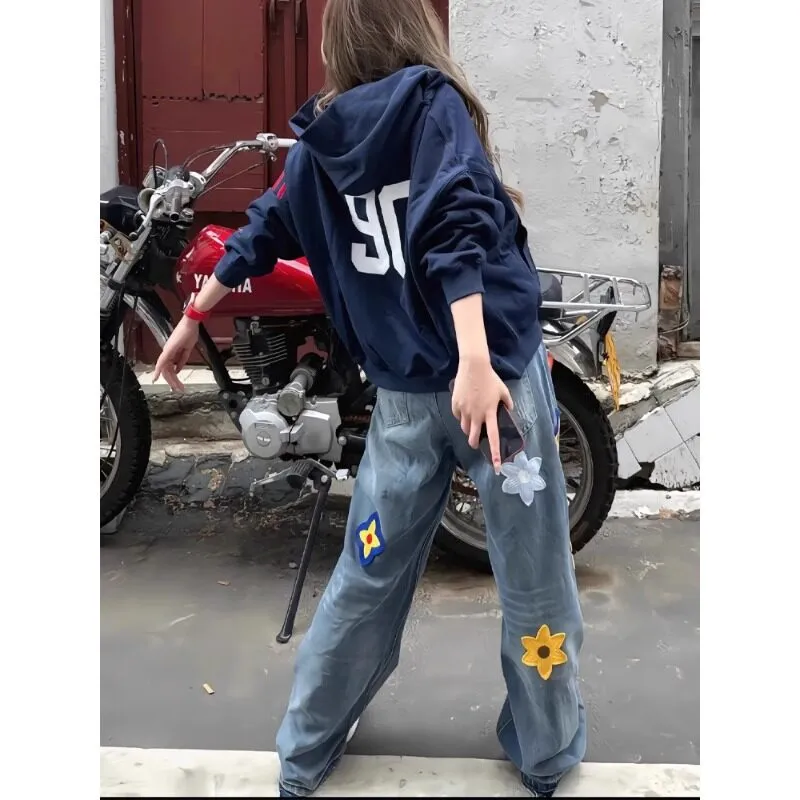 FOMOCE Jeans Unisex Blue-3