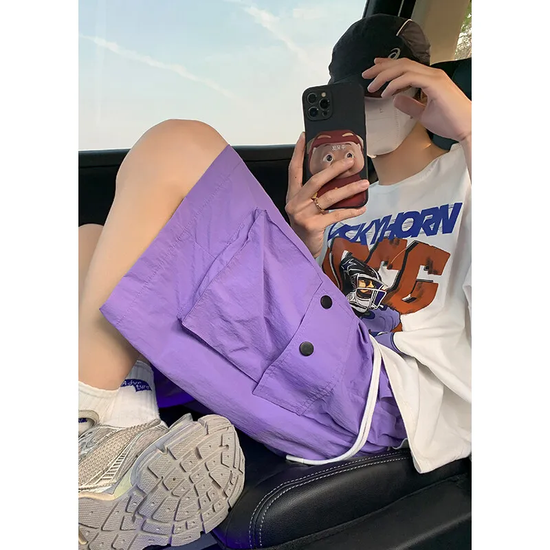TESTUNG Trendy Essential Casual Shorts Unisex-47