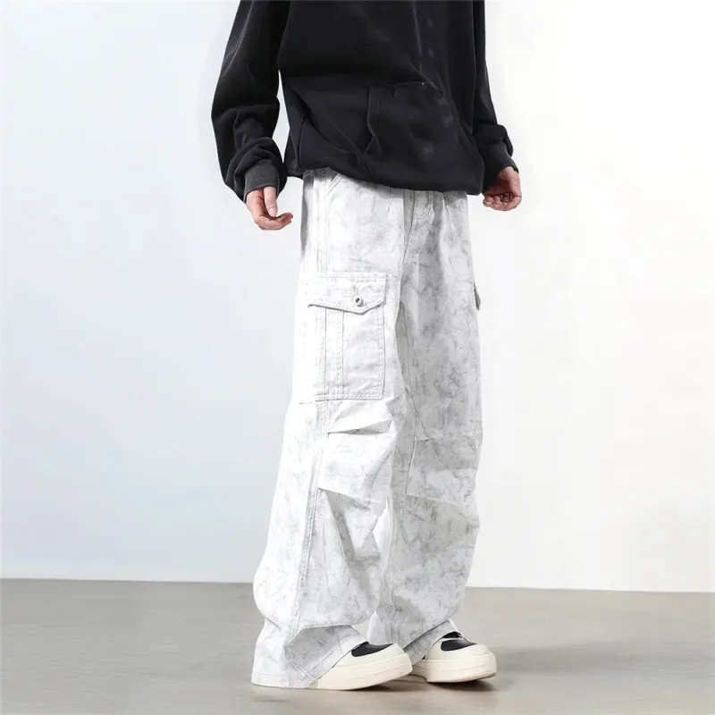 FOMOCE Casual Pants Unisex White-3