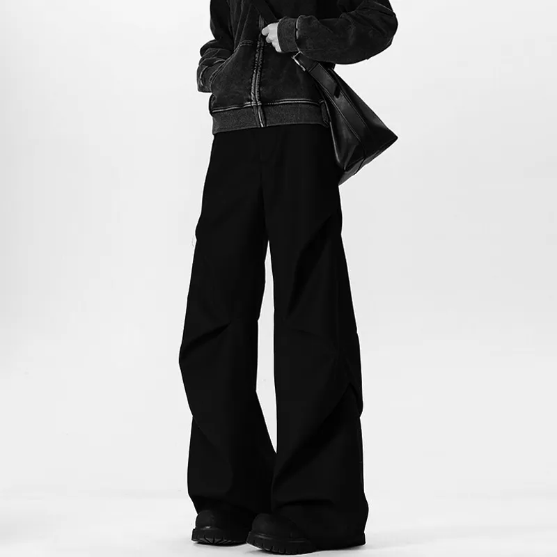 FOMOCE Casual Pants Unisex Black-3