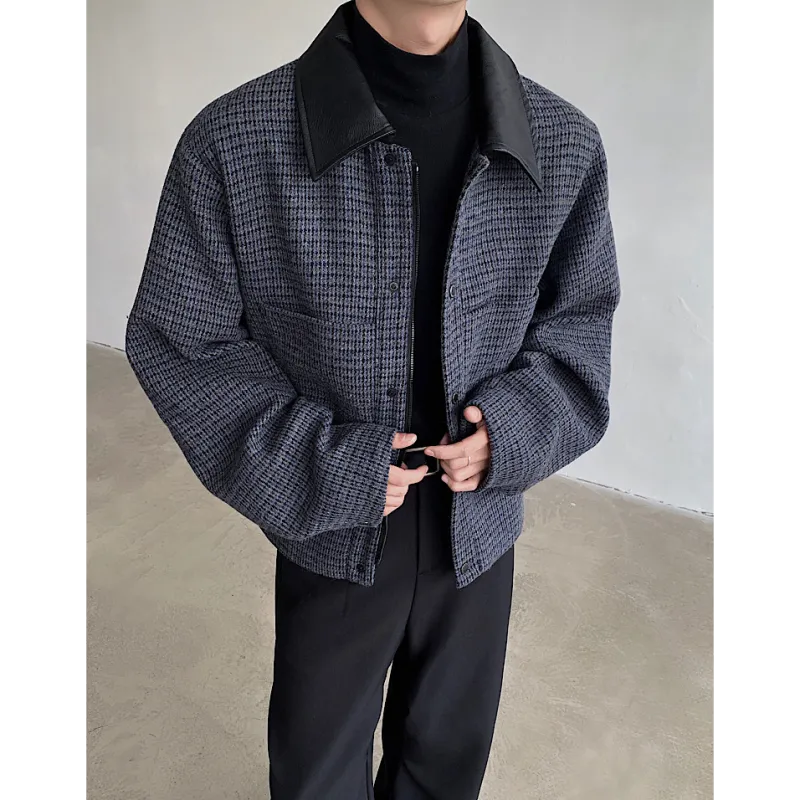 FOMOCE Jackets Unisex Blue Black-1